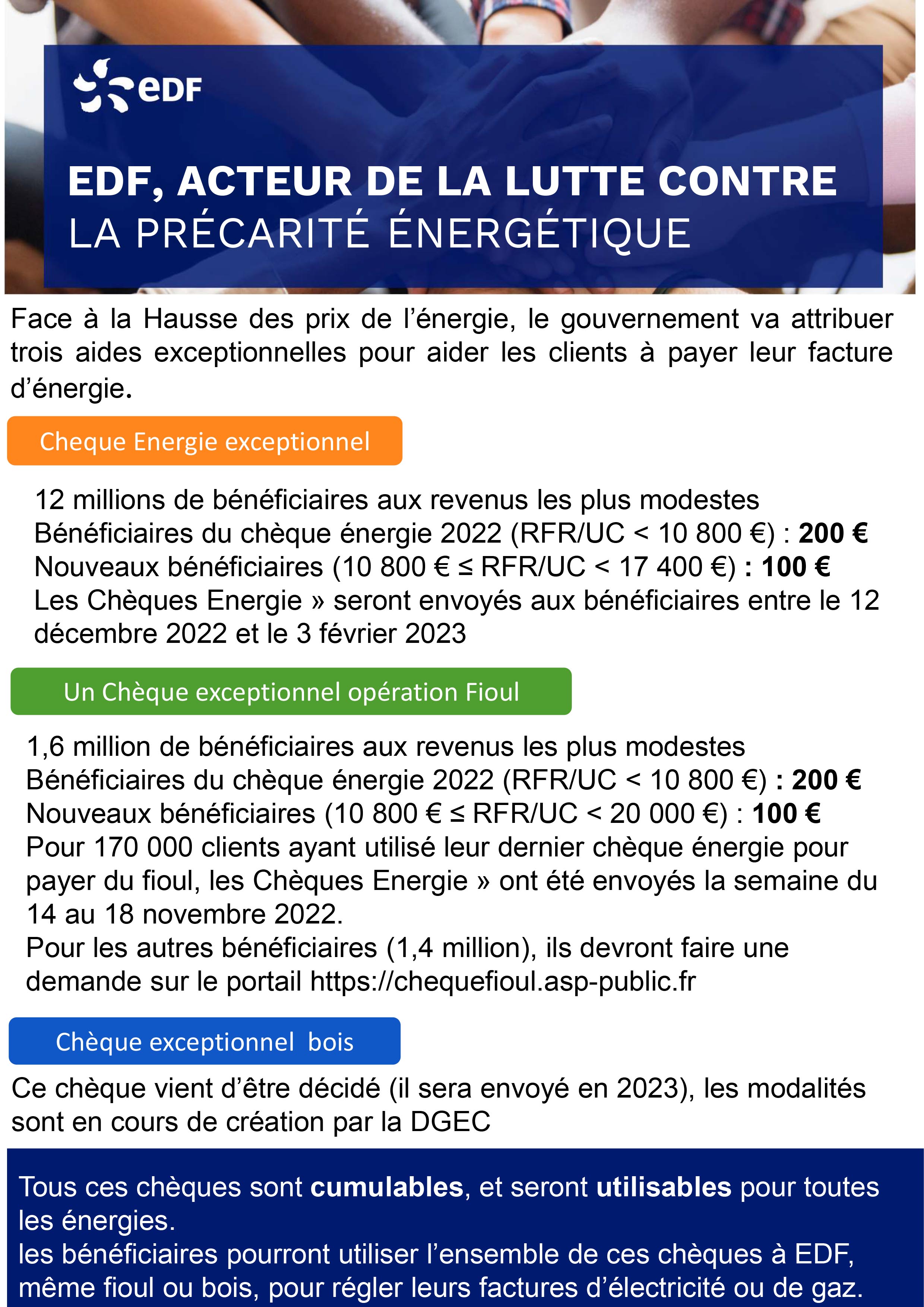 Edf chèque energie